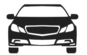 auto icon logo matrix insurance in black